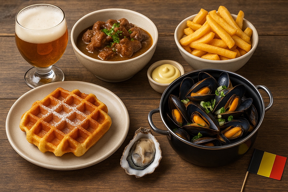 المطبخ البلجيكي بين التقاليد والابتكار: رحلة لذيذة عبر أطباق لا تُنسى