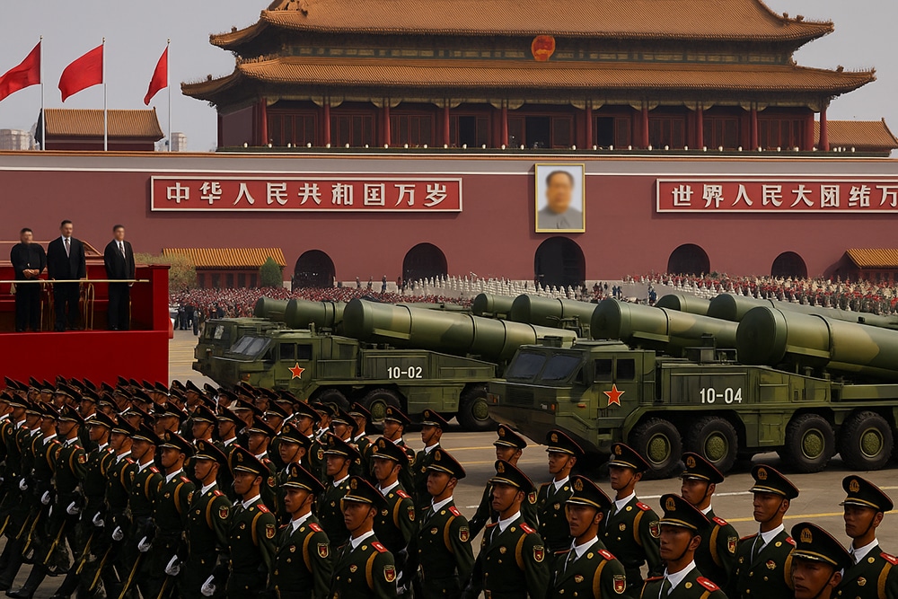 الصين تستعرض قوتها العسكرية في بكين بحضور روسيا وكوريا الشمالية
