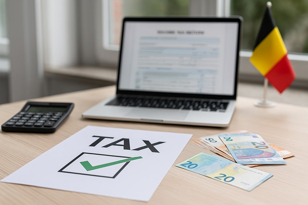 متى تُعفى من الضرائب في بلجيكا 2025: دليل مختصر لأهم الإعفاءات القانونية