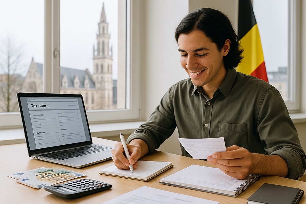 الضرائب على العمل الحر والفريلانسر في بلجيكا 2025: دليل عملي لتجنب الأخطاء المكلفة