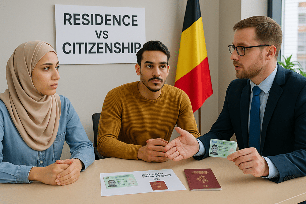الفرق بين الإقامة الدائمة والجنسية في بلجيكا 2025: الحقوق والالتزامات بالتفصيل