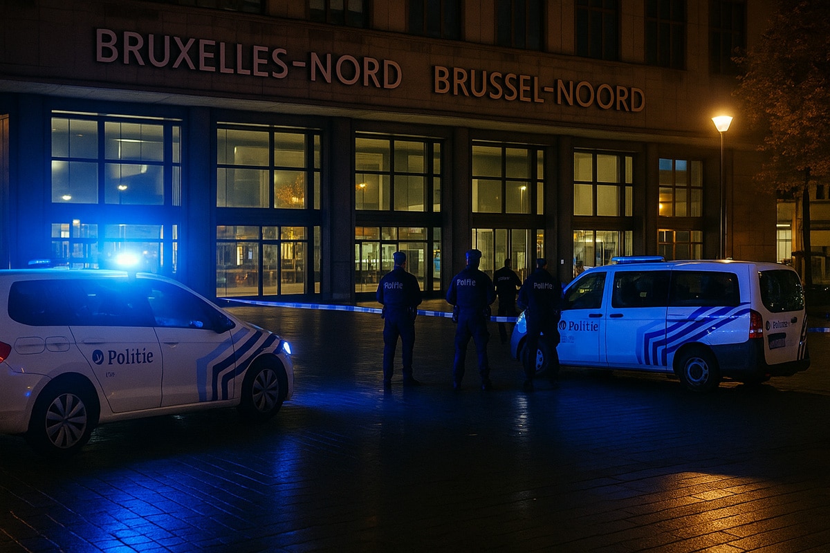 هجوم بالسكين قرب محطة شمال بروكسل يثير قلق السكان