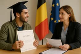 هل يمكن تحويل تأشيرة الدراسة إلى إقامة عمل في بلجيكا؟