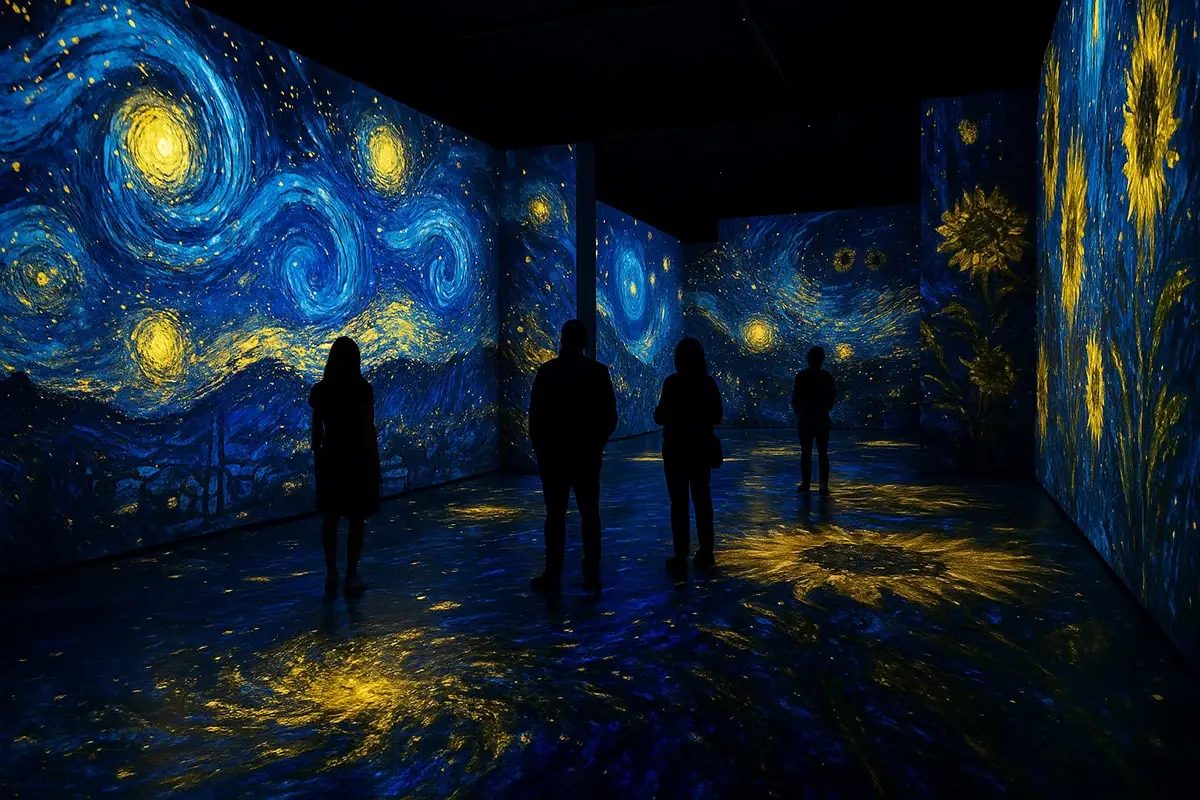 بين اللوحات والأضواء… بروكسل تستضيف معرض الفن الرقمي Immersive Art Belgium