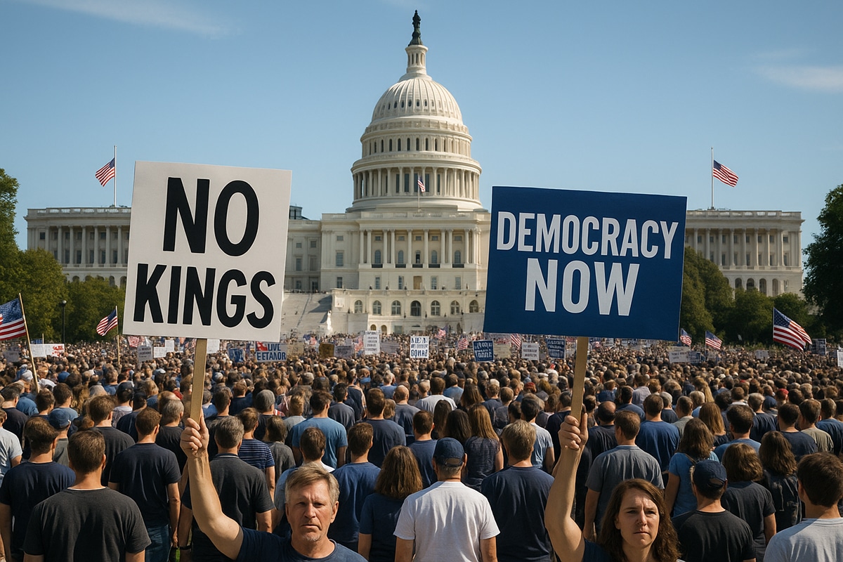 ملايين الأميركيين في الشوارع: حركة “No Kings” تتحدى ترامب