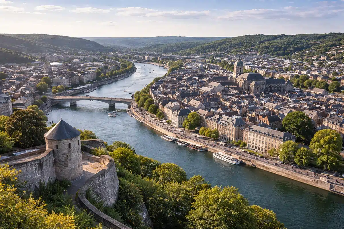 السياحة في نامور: مدينة هادئة تكشف جمال والونيا عند التقاء النهرين