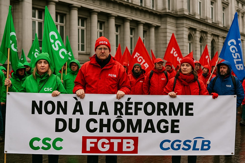 إصلاح نظام البطالة في بلجيكا أمام المحكمة الدستورية بعد طعن النقابات