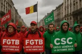 بلجيكا تستعد لـ”الإضراب العام يوم 14 أكتوبر 2025″… شلل مرتقب في النقل والخدمات