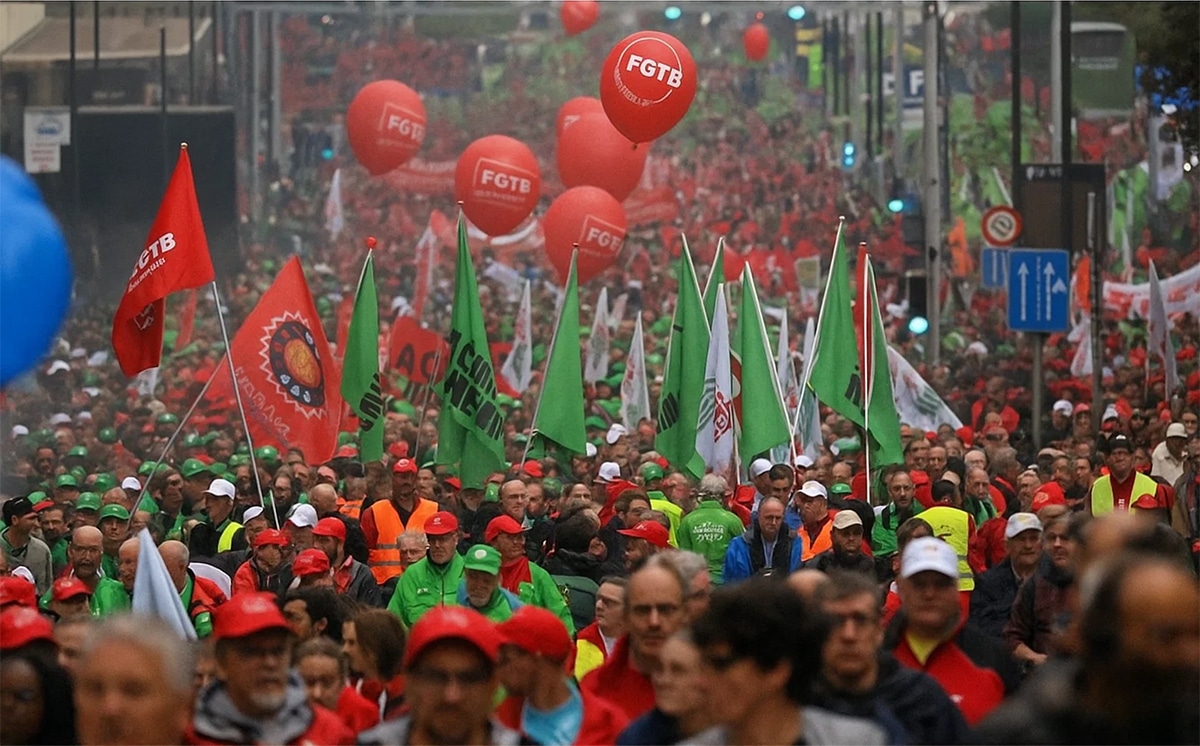 إضراب وطني جديد في بلجيكا بعد تحرّك 14 أكتوبر: ثلاثة أيام تشلّ البلاد
