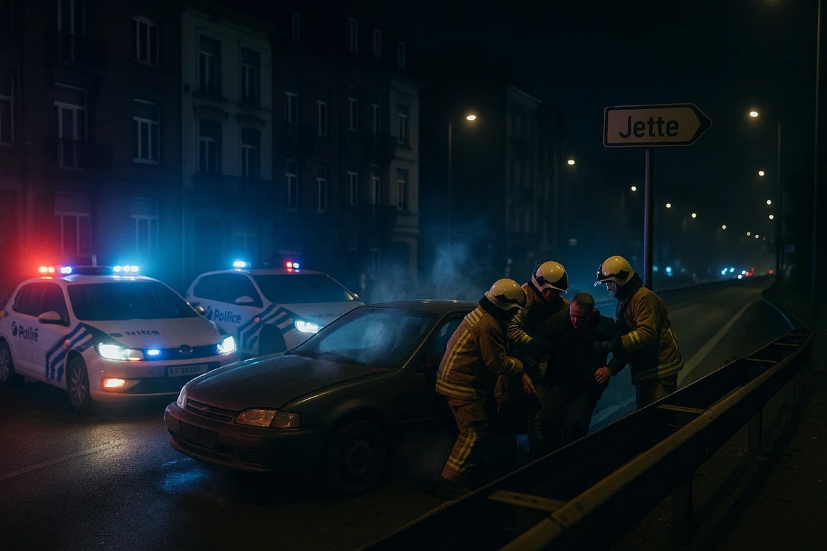 حادث عنيف في بروكسل بعد مطاردة الشرطة لسائق يشتبه بتورطه في المخدرات