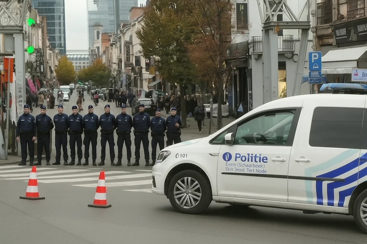 حملة تفتيش واسعة في Rue de Brabant بسكاربيك تستهدف المحلات التجارية