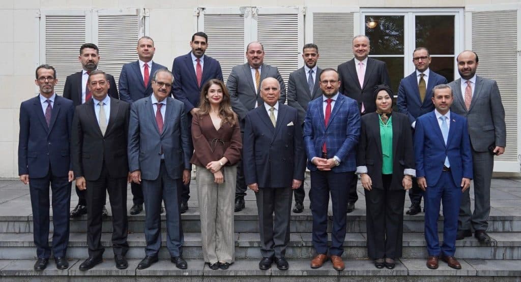 فؤاد حسين يزور سفارة العراق في بروكسل قبل اجتماع مجلس التعاون مع أوروبا