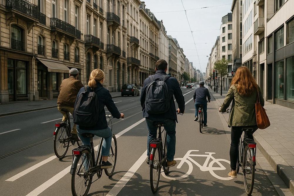 لماذا يحب البلجيكيون ركوب الدراجات أكثر من السيارات؟