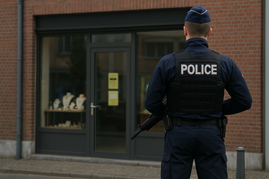 سطو مسلح على محل للمعادن الثمينة في بيرخم سانت أغات