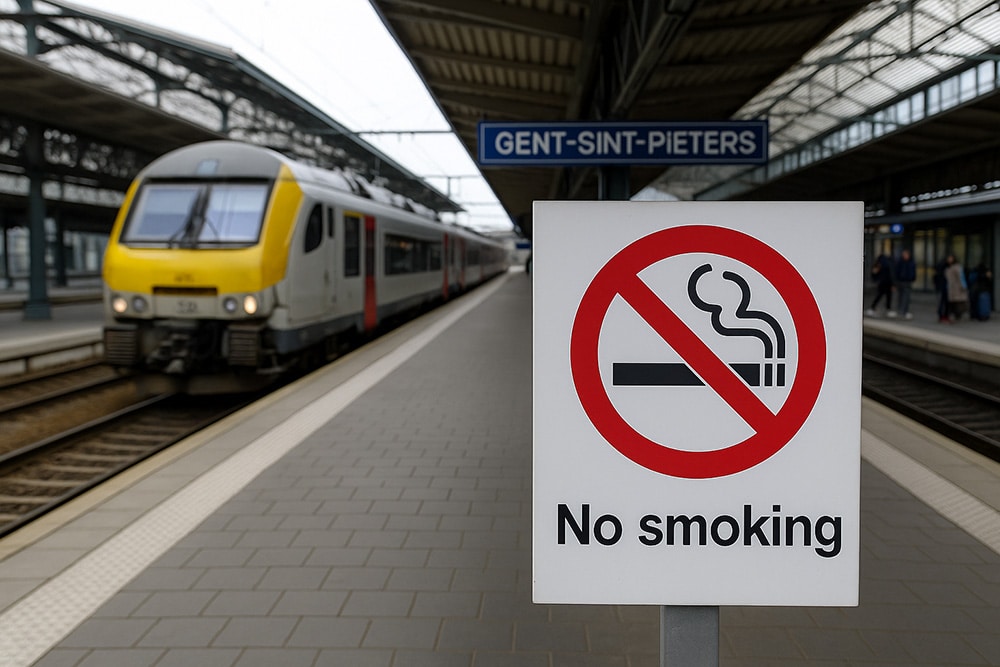 بلجيكا: نجاح التجربة الأولى لحظر التدخين في محطات القطار بمدينة غينت
