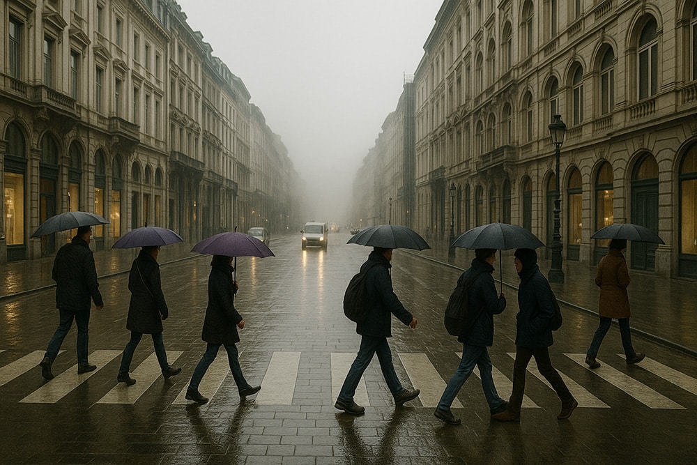 حالة الطقس في بلجيكا اليوم: رياح قوية وأمطار غزيرة تضرب أغلب المناطق