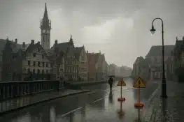 الطقس في بلجيكا اليوم يتقلب بين أمطار غزيرة وسحب كثيفة