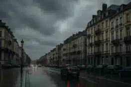 الطقس في بلجيكا اليوم الجمعة أجواء غائمة مع أمطار متفرقة