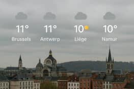 الطقس في بلجيكا اليوم غيوم كثيفة وأجواء مستقرة وحرارة خريفية معتدلة