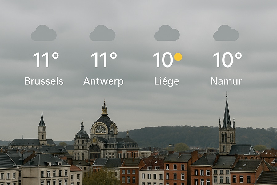 الطقس في بلجيكا اليوم غيوم كثيفة وأجواء مستقرة وحرارة خريفية معتدلة