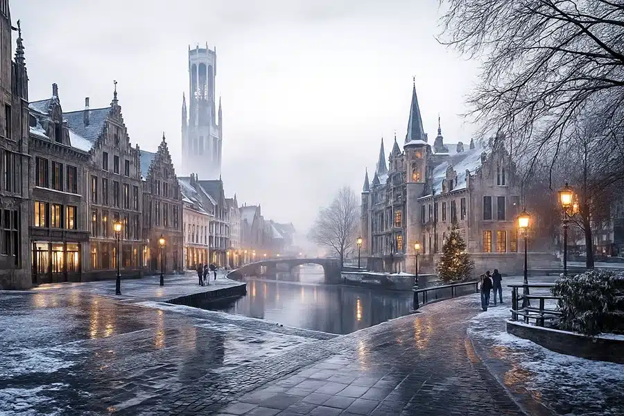 أفضل أماكن التصوير الشتوية في بلجيكا لعشاق المشاهد الساحرة