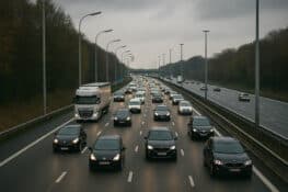 حركة المرور في بلجيكا اليوم: ازدحام خفيف في بروكسل وتحسن تدريجي مساءً