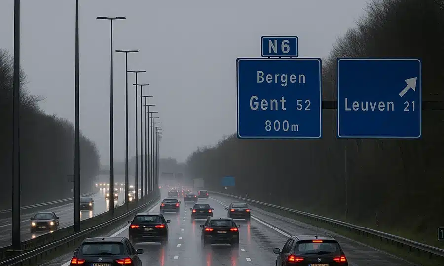 حركة المرور في بلجيكا اليوم: تنقلات بطيئة صباحا وتحسن تدريجي لاحقا
