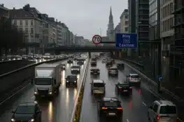 حركة المرور في بلجيكا اليوم تعرف تباطؤا واسعا في الطرق الرئيسية