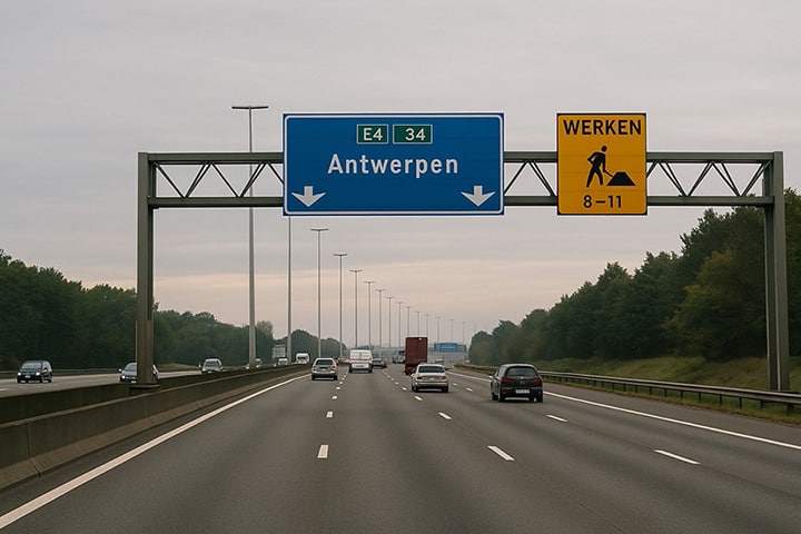 حالة الطرق في بلجيكا اليوم: انطلاقة هادئة وأشغال كبيرة قرب أنفيرس