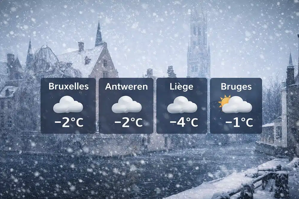 الطقس في بلجيكا اليوم: موجة برد واضحة وأجواء شتوية قبل عيد الميلاد