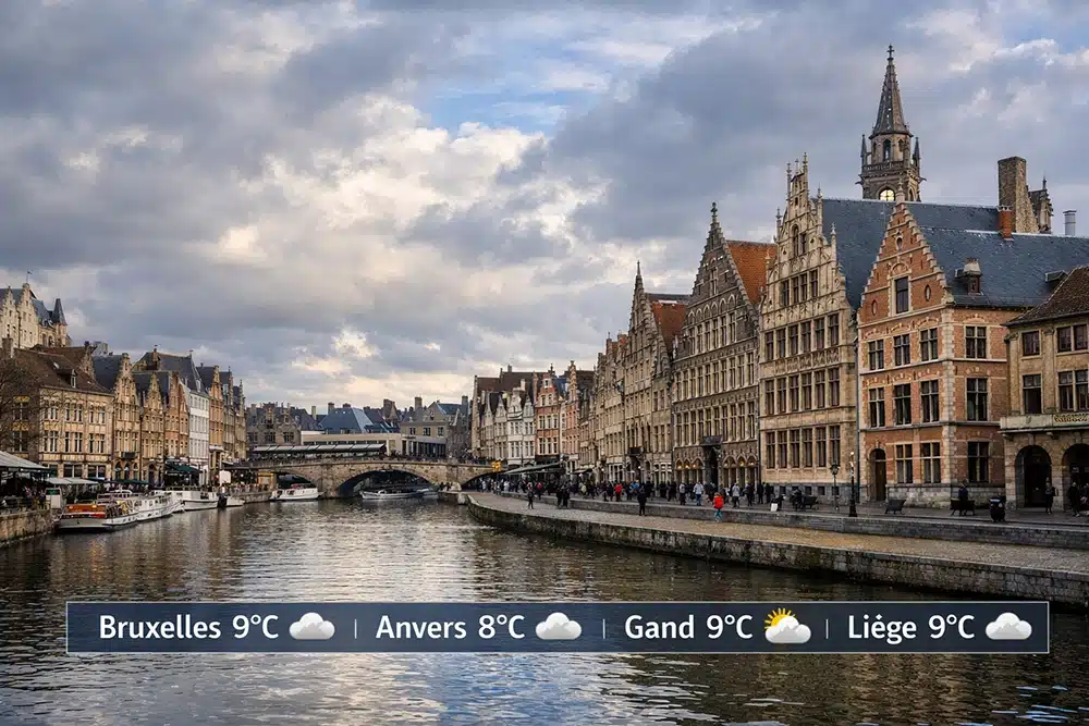 الطقس في بلجيكا اليوم: غيوم متقطعة نهارا وبرودة أوضح مساء عموما
