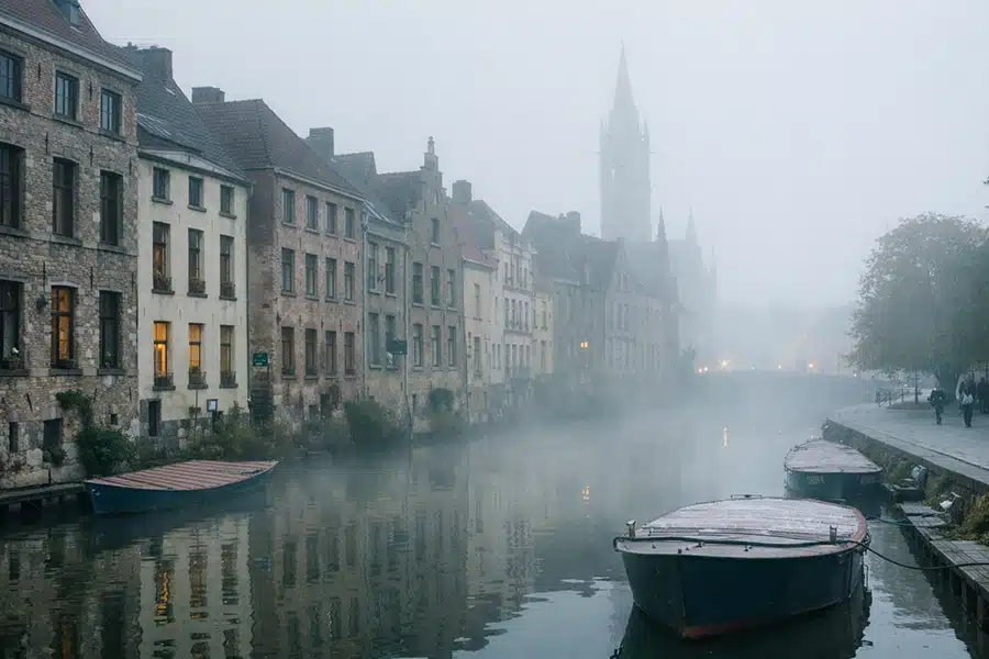 الطقس في بلجيكا اليوم: ضباب صباحي وزخات خفيفة وأجواء رمادية