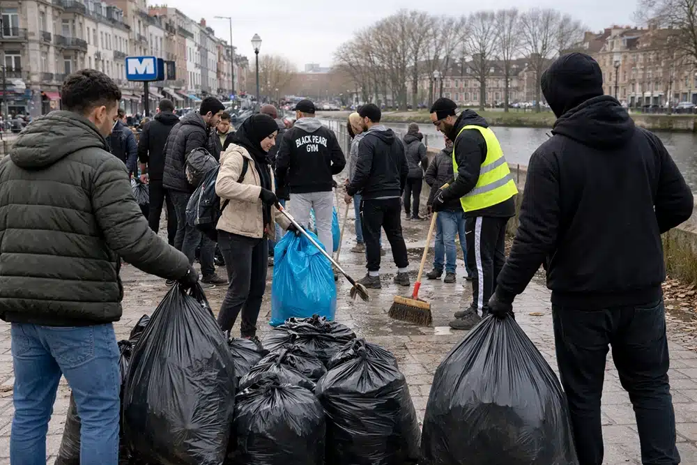 في أول السنة.. شباب مولنبيك يفاجئون الجميع بحملة تنظيف تغير الصورة النمطية