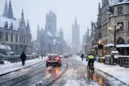 الطقس في بلجيكا اليوم: تساقطات ثلجية وتنبيه برتقالي للانزلاق