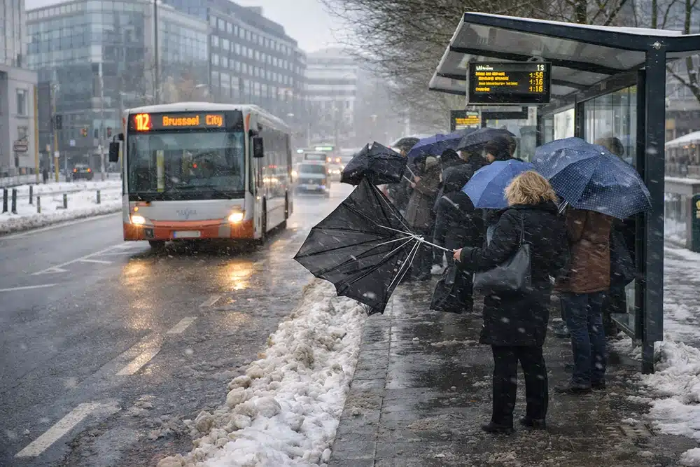 عاصفة قوية قادمة من فرنسا تضرب بلجيكا ابتداء من مساء اليوم