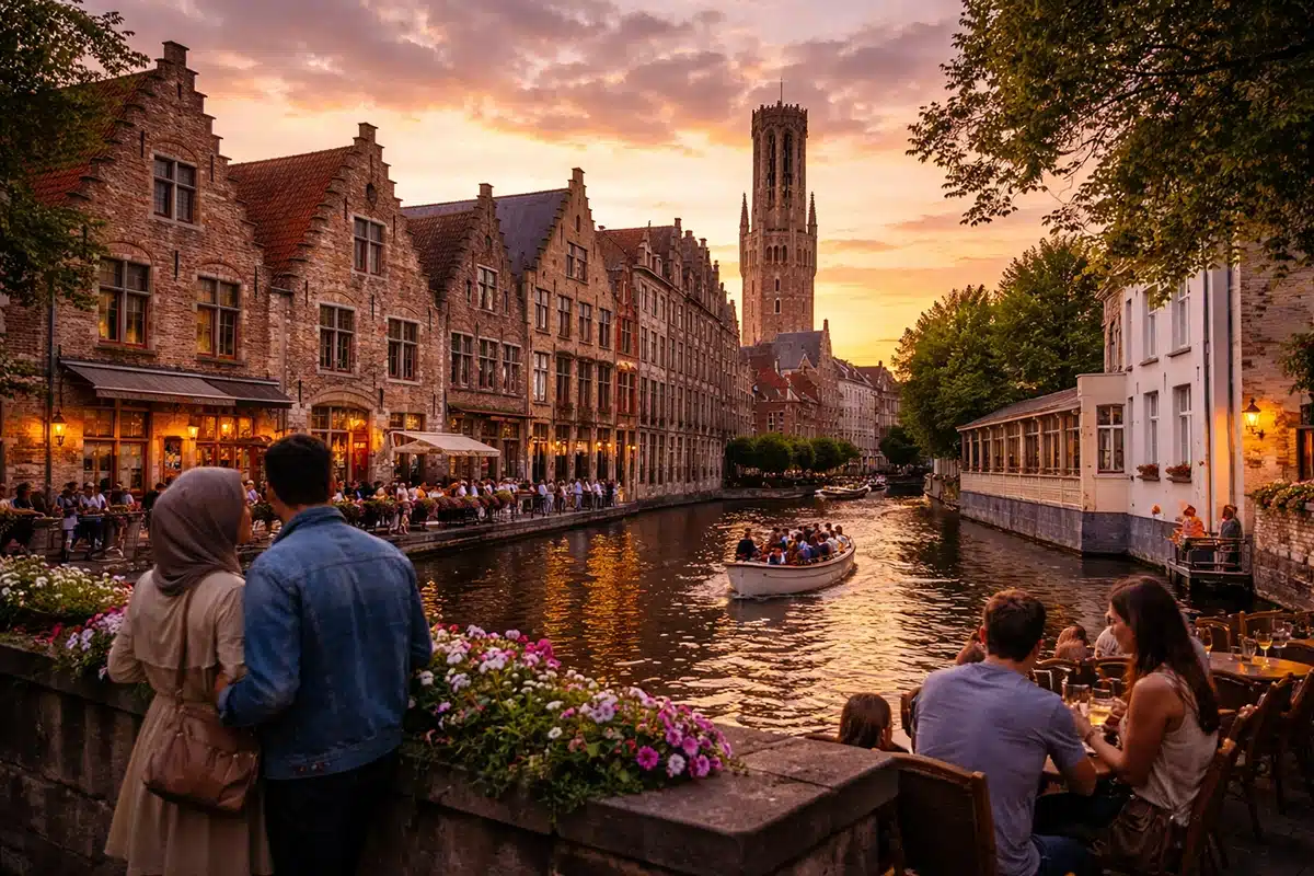 السياحة في بروج: مدينة تشبه لوحة أوروبية حيّة