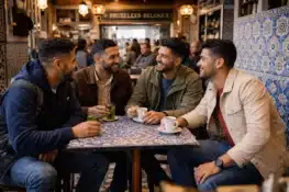 الجزائريون والمغاربة في بلجيكا: تقارب يومي رغم اختلاف مسارات الهجرة