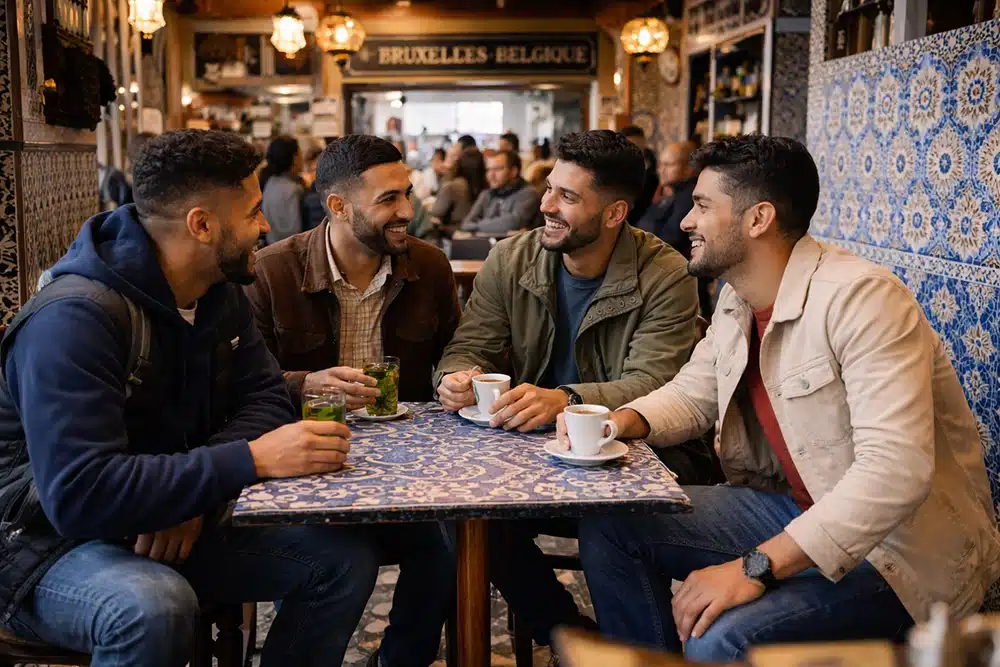 الجزائريون والمغاربة في بلجيكا: تقارب يومي رغم اختلاف مسارات الهجرة