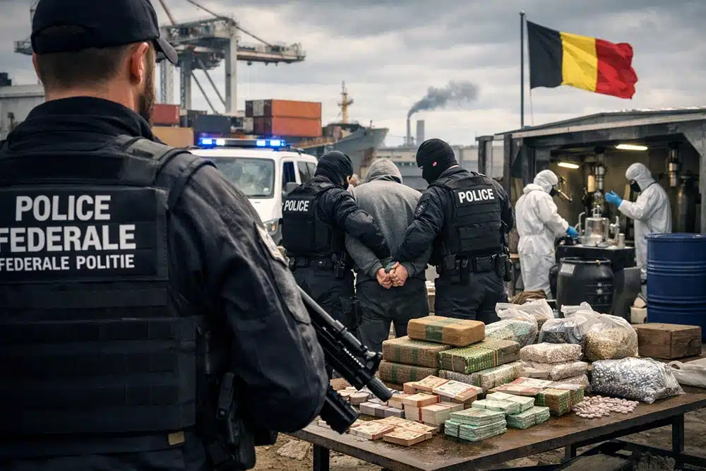 جرائم المخدرات تواصل استنزاف قدرات الشرطة الفيدرالية في بلجيكا